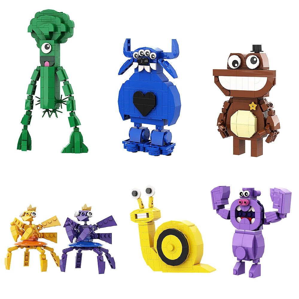 Giardino Di Banban 3 Brick Banban Building Block Garten Of Banban Dr Fluffy Tool Victor Ban Ban Set Figure Pickels Figurine