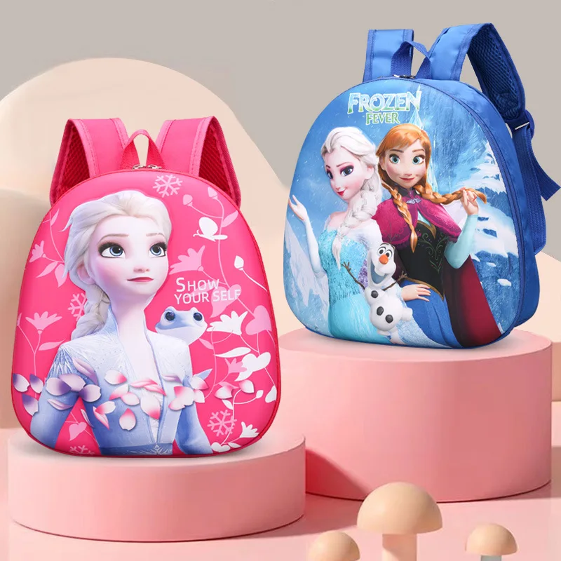 New Disney cartoon Avengers 3D Spider-Man boys School Bag New Kindergarten Baby frozen Backpack Cute gift 3