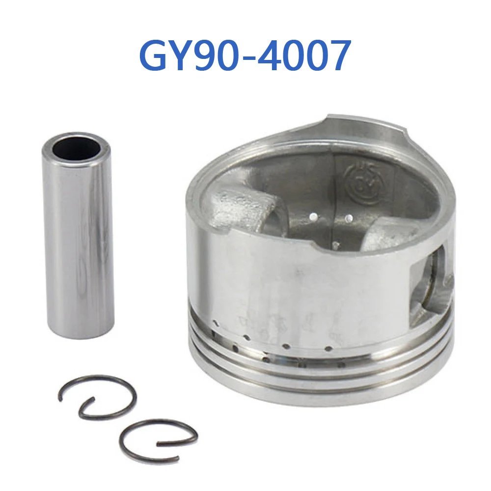 GY90-4007 GY6 100cc Piston (50mm) For GY6 50cc 4 Stroke Chinese Scooter Moped 1P39QMB Engine 80cc scooter 47mm big bore cylinder kit rebuild kit with piston kit for gy6 139qmb 139qma moped atv engine engine piston ring