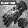 Winter Cycling Gloves Men Outdoor Waterproof Skiing Riding Hiking Motorcycle Warm Mitten Gloves Unisex Thermal Sport Gloves 4