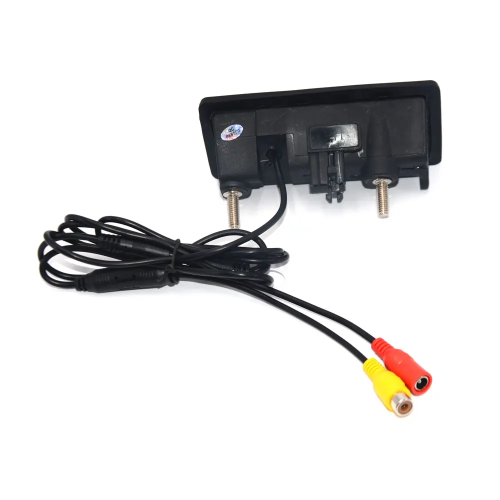 동적 탄도 HD CCD 자동차 후면보기 VW Passat Audi A4L 6L3 S5 Q357 Sagitar Tiguan 용 역방향 백업 트렁크 핸들 카메라