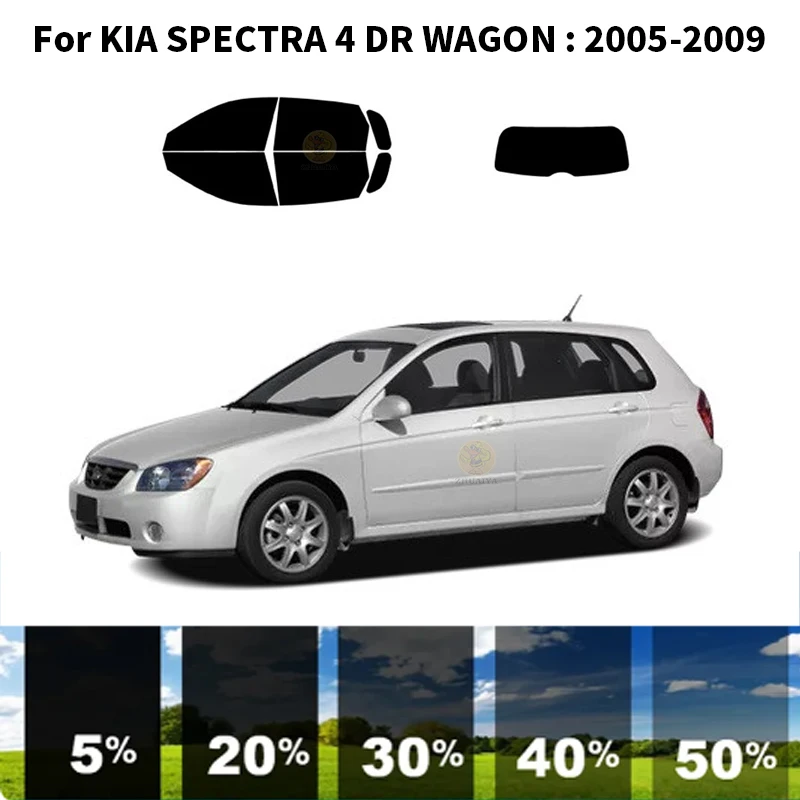 

Precut nanoceramics car UV Window Tint Kit Automotive Window Film For KIA SPECTRA 4 DR WAGON 2005-2009