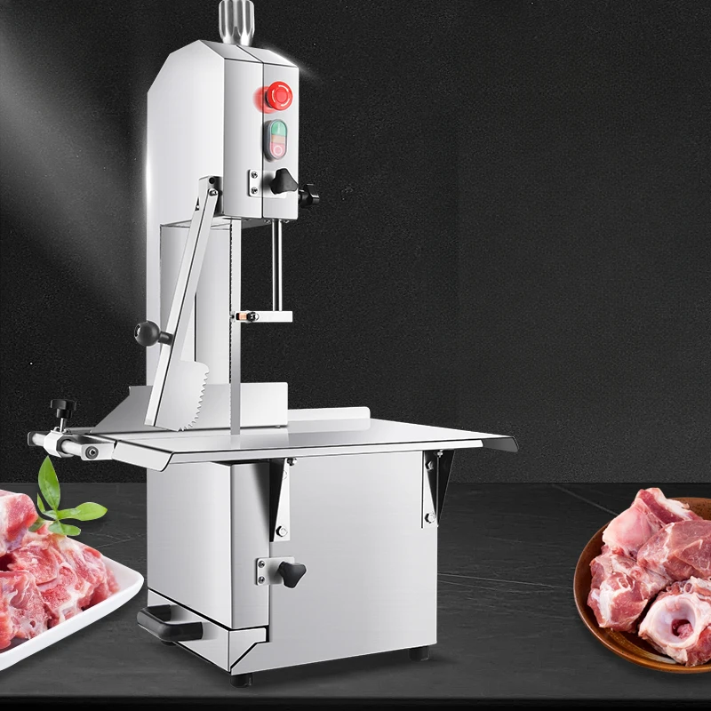 

Commercial 304 stainless steel bone cutting machine for cutting pork trotters, frozen meat, and fish, fully automatic bone