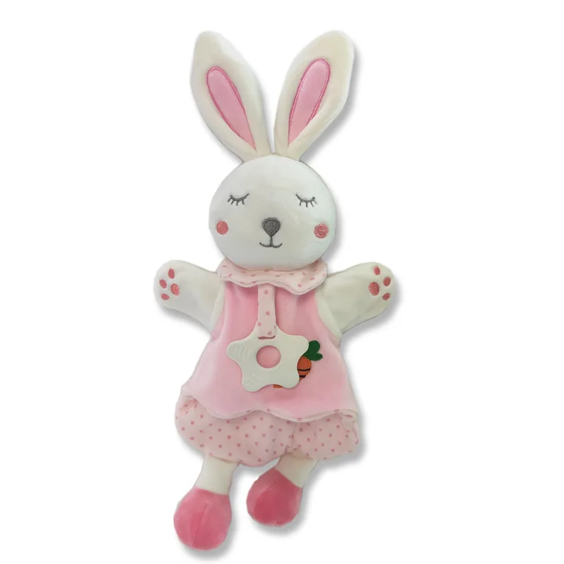 Plush Toy Hand Puppet Teether Toys Baby Soothing Chewing Sleep Doll Animal Puppet Rabbit Pig Lion Soft PP Cotton Stuffed Toys 1 Plush Toy Hand Puppet Teether Toys Baby Soothing Chewing Sleep Doll Animal Puppet Rabbit Pig Lion Soft PP Cotton Stuffed Toys 1