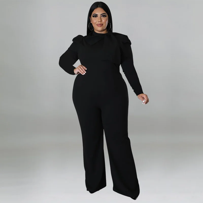 Plus Size Jumpsuits Sleeves Plus Size Jumpsuit Pockets Plus Size