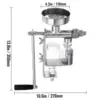 Manual Oil Press Stainless Steel Oil Press Machine Nut and Seed Oil Press Household 2