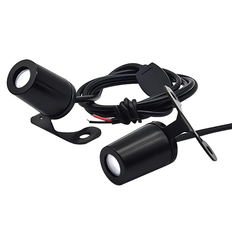 Motorcycle LED Lights Motorcycle Accessories 2Pcs Motorcycle Angel Wings LED Underbody Projection Light