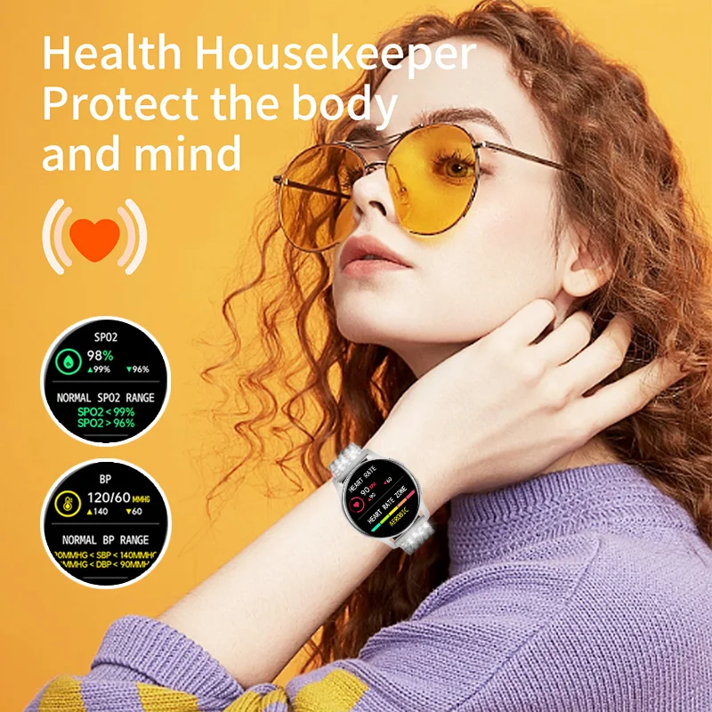 LIGE Reloj Intelligente Mujer ̾ ȭ Ʈġ, GPS Ʈ,   ýƮ, ޽ ˸,  Ʈ ġ