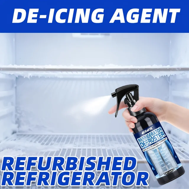 Spray de fusion de glace et de dégivreur, solution de fusion de glace à action rapide pour réfrigérateurs et congélateurs, agent de dégivrage efficace, essentiel pour la maison 1