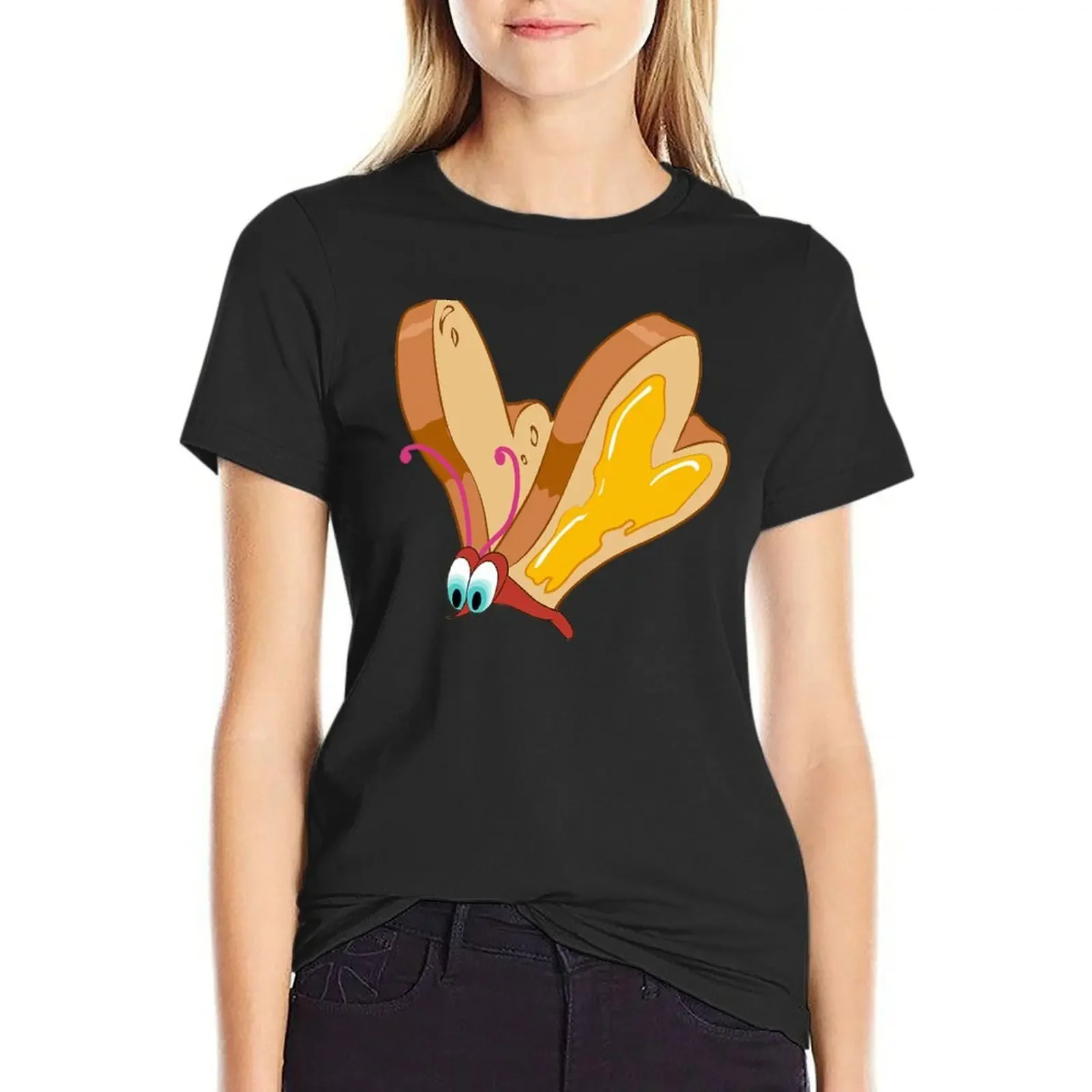 

Bread and Butterfly T-Shirt aesthetic clothes tops Women clothes