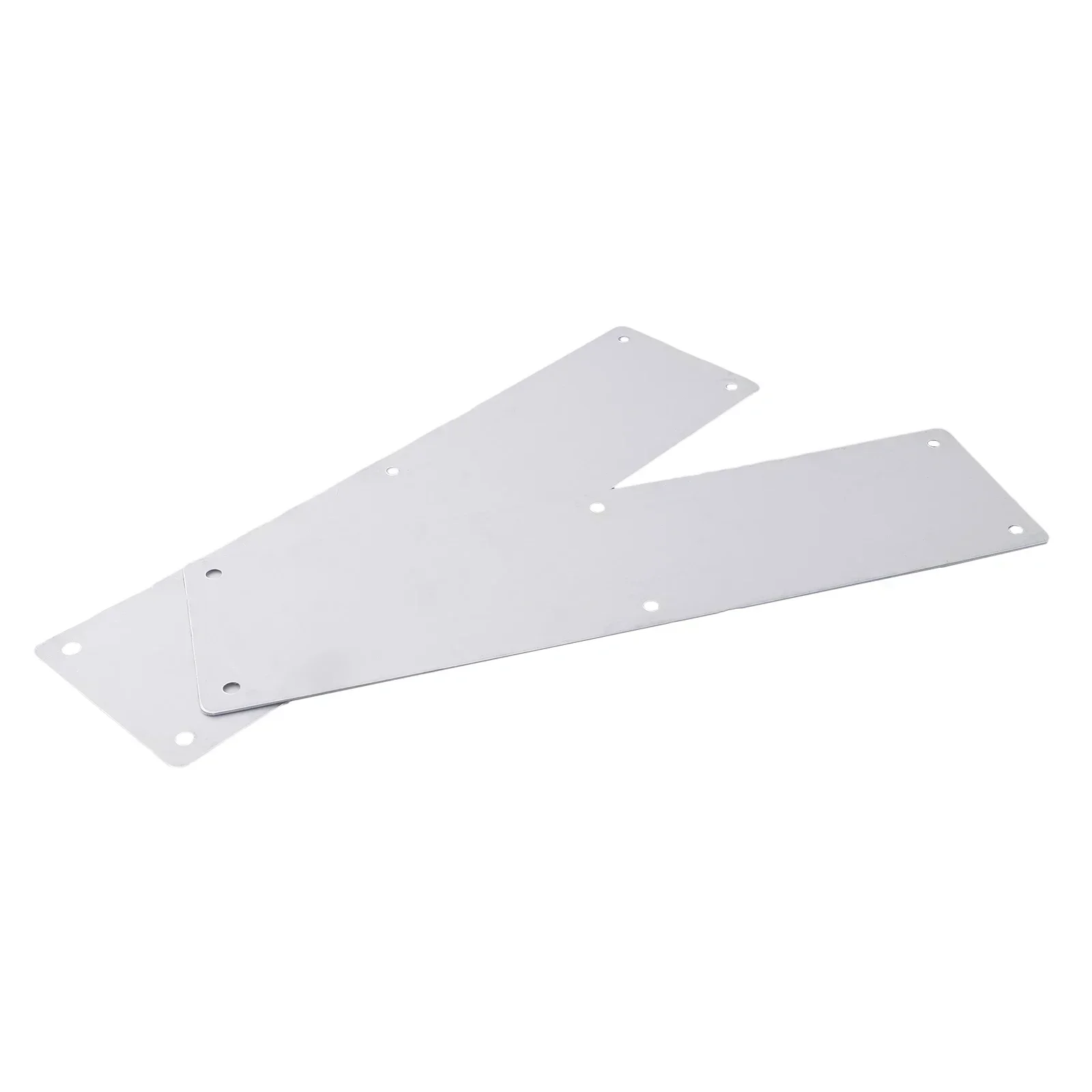 2pcs Stainless Steel Door Kick Plates For Interior Exterior Front Back Doors Deterring Forced Entry Attempts Home Improvement