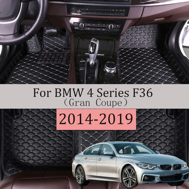 Custom Made Leather Car Floor Mats For Bmw 4 Series F36 Gran Coupe 428i ...