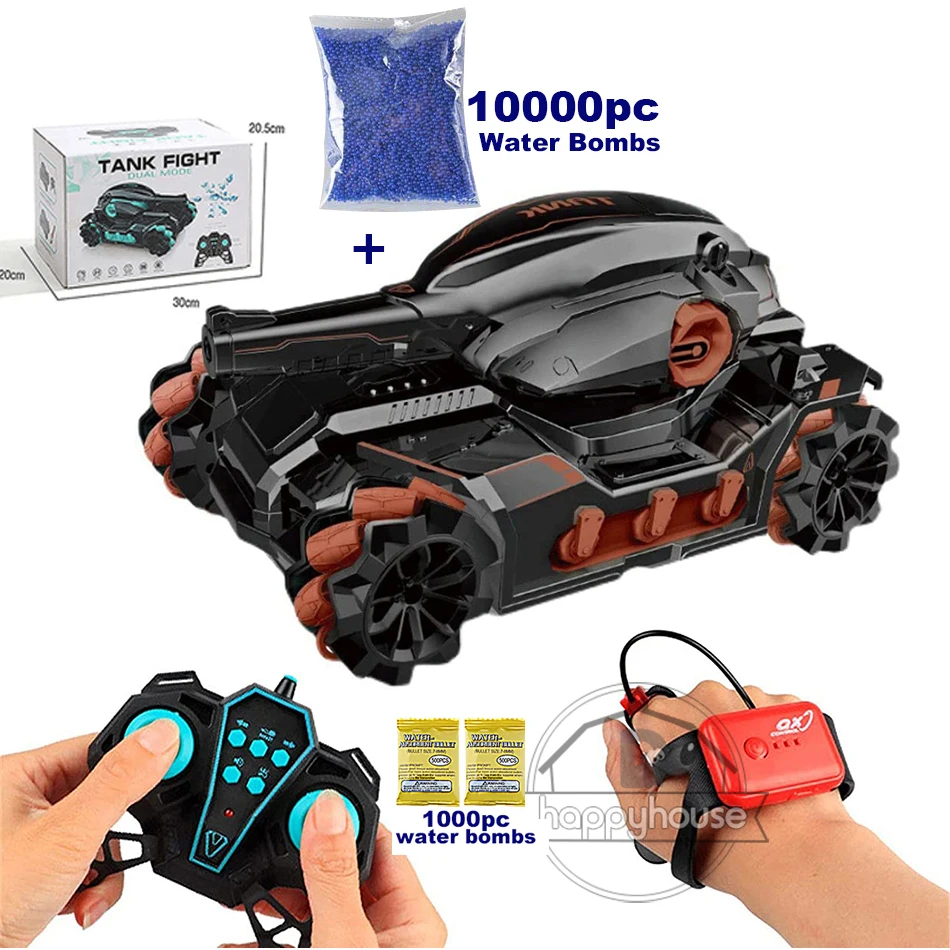 Remote Control Tank for Children Water Bomb Tank Toy Electric Gesture Remote Control Car RC Tank multiplayer RC Car for Boy Kids wall climbing car RC Cars