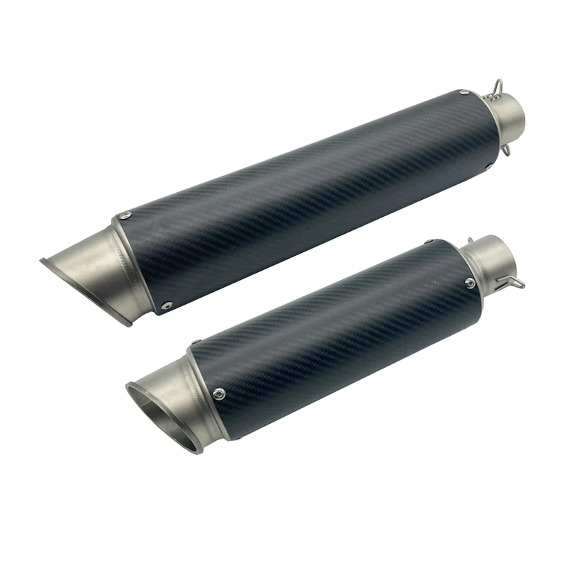 Выхлопная труба из углеродного волокна DUPANQ F800r Trk502 Gsxr750 Msx125 Cb650f Z750 Z900 Z1000 Pcx125 Tmax 530