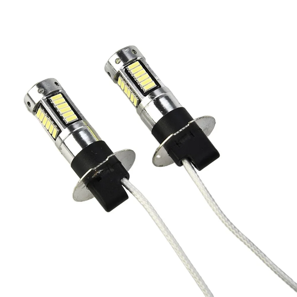 LED Car Lights 2Pcs 100W H3 Fog Light Bulbs