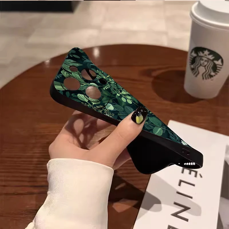Tropical Palm Leaves Phone Case - Nature-Inspired Design