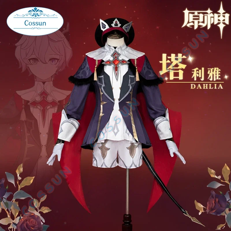 

Game Genshin Impact Dahlia Cosplay Costume Halloween outfits Animation Game Costume Men Full Set