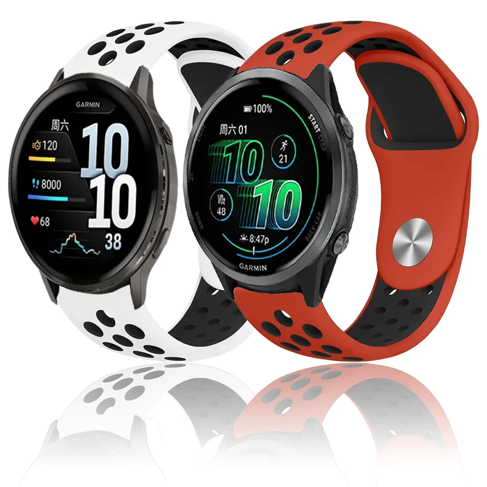 Versatile Silicone Sport Wristband - Available in 18mm, 20mm, 22mm Sizes