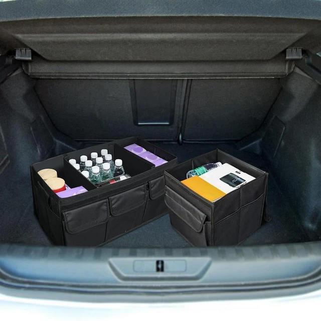 Car Trunk Organizer Storage Box Folding Sturdy Robust Car Storage Box Car  Boot Organiser Shopping Tidy Collapsible Space Saving - AliExpress