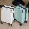 16"/20" Suitcase Carry-on Boarding for Women Travel Trolley Case with Aluminum Frame Password Lock Rolling Luggage 22/24/26/28"