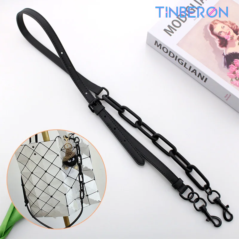 TINBERON Bag Strap for Crossbody Luxury Designer Adjustable Shoulder Bag Strap Retrofit Woman Bag Chain Strap Handbag Accessorie