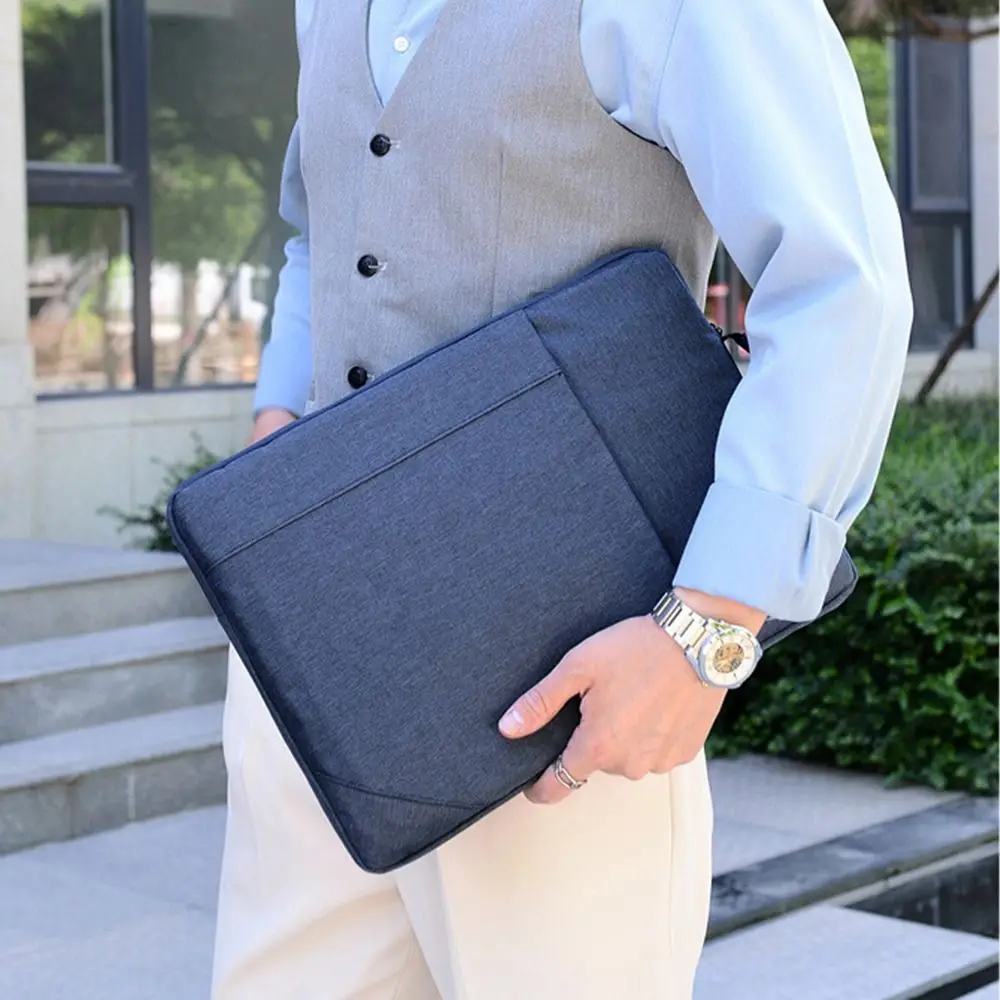 

Compartments Meeting Data Storage Handbag Business Laptop Package Office Document Pouch Laptop Protective Bag Men Briefcases