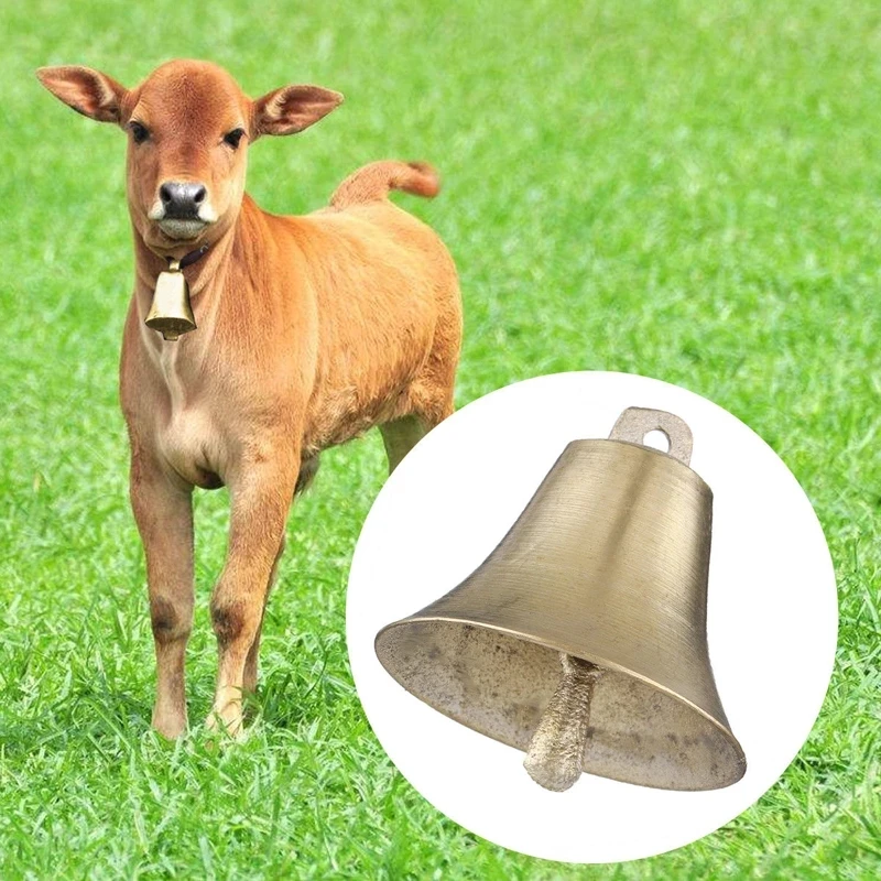 Guizhou Cloche de vache de bétail Cheval mouton Cloche de pâturage Cloche  de ferme Animal de ferme Anti-Perte forte Cloche Animal Super Fort en  Laiton Cloche Décorations : : Animalerie