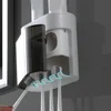 Toilet Toothpaste Squeezer Fully Automatic Wall Mounted Adhesive Wall Mounted Lazy Man Storage Rack 4