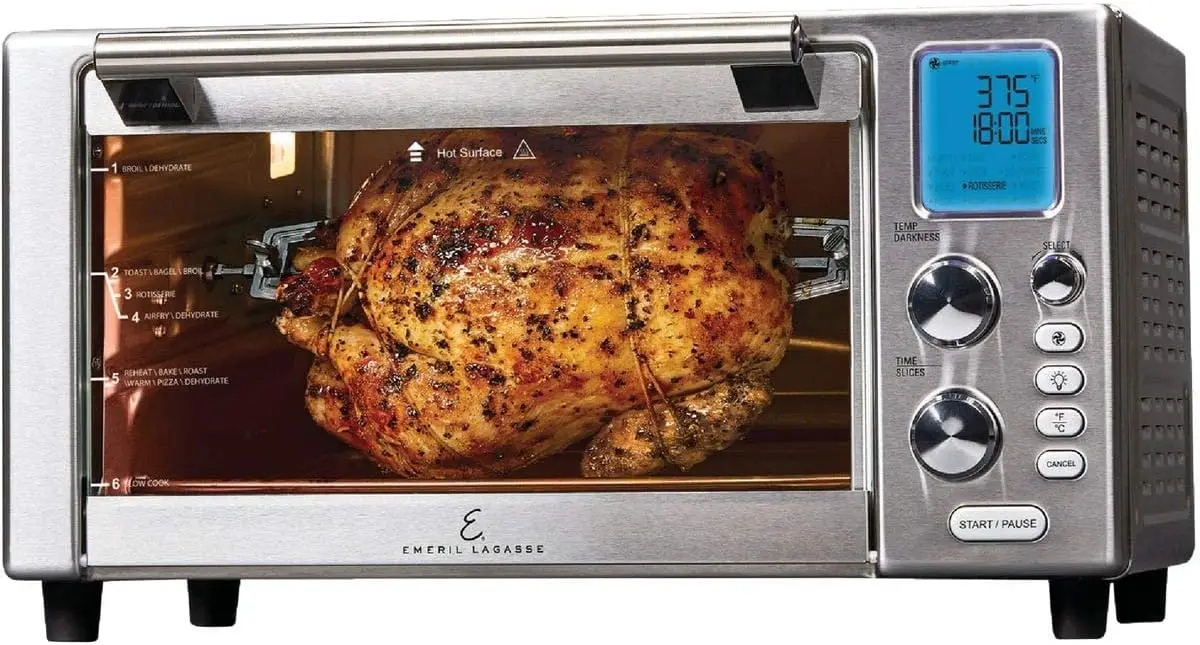 

Air Fryer Oven 360 | 2020 Model | Special Edition | 9-in-1 Multi Cooker | Free Emeril\u2019s Recipe Book Included |Digital Displ