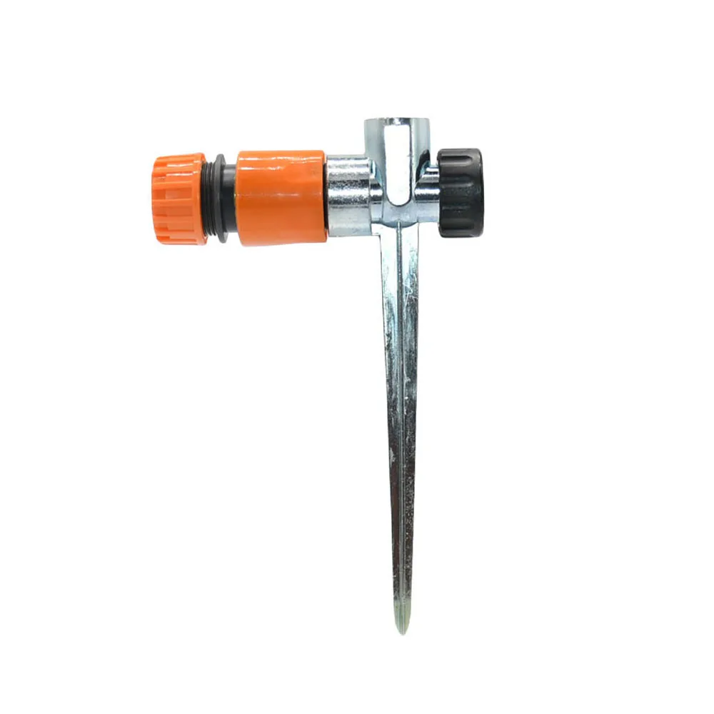 Garden Watering Nozzle Support Metal 1/2" Female Thread Sprinkler Spike Plastic Pile Into The Ground Drip Irrigation Fittings plants irrigation kits plant waterer drip irrigation spike garden irrigation nozzle drip irrigation irrigation fittings