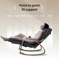 Massage Relaxation Rocking Massage Chair Angle Adjustable Living Room Recliner with Heating Vibration Home Office Furniture Gift 2