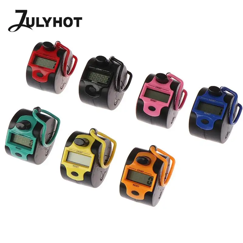 Tally Counter Clicker 5 Cifre Numero Palmare Display Digitale Manuale Contatore Interruttore Di Ripristino Portatile Per Orologio Point Golf Count