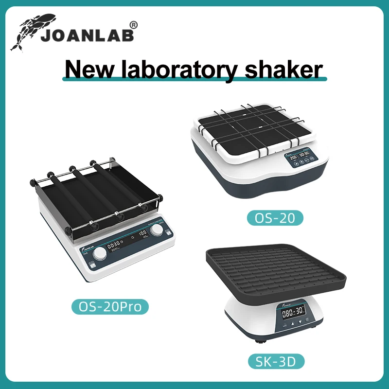 Lab Digital Orbital Shaker | 9.85x9.85" Plate, 40-200 RPM, 2 Kg Capacity, Timer & Continuous Modes