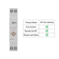 สวิตช์อัจฉริยะ Tuya WiFi รุ่น Smart Breaker 1-63A พร้อมมิเตอร์วัดพลังงาน kWh ตั้งเวลาควบคุมผ่าน Alexa และ Smartlife 2