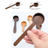 Home Wooden Measuring Spoon Set Kitchen Measuring Spoons Tea Coffee Scoop Sugar Spice Measure Spoon Measuring Tools for Cooking 2