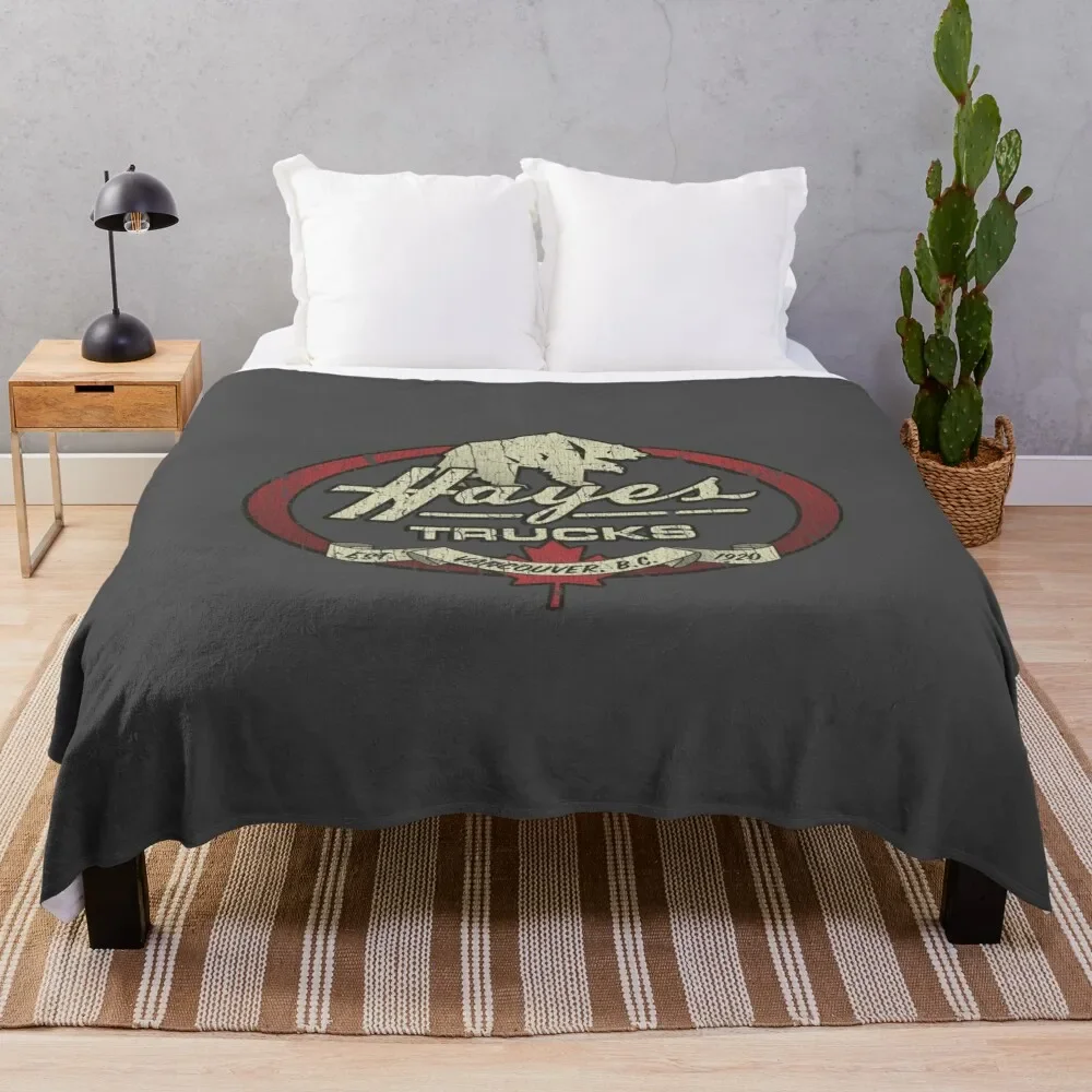 

Hayes Trucks 1971 Throw Blanket Furry sofa bed Weighted warm for winter for winter Blankets