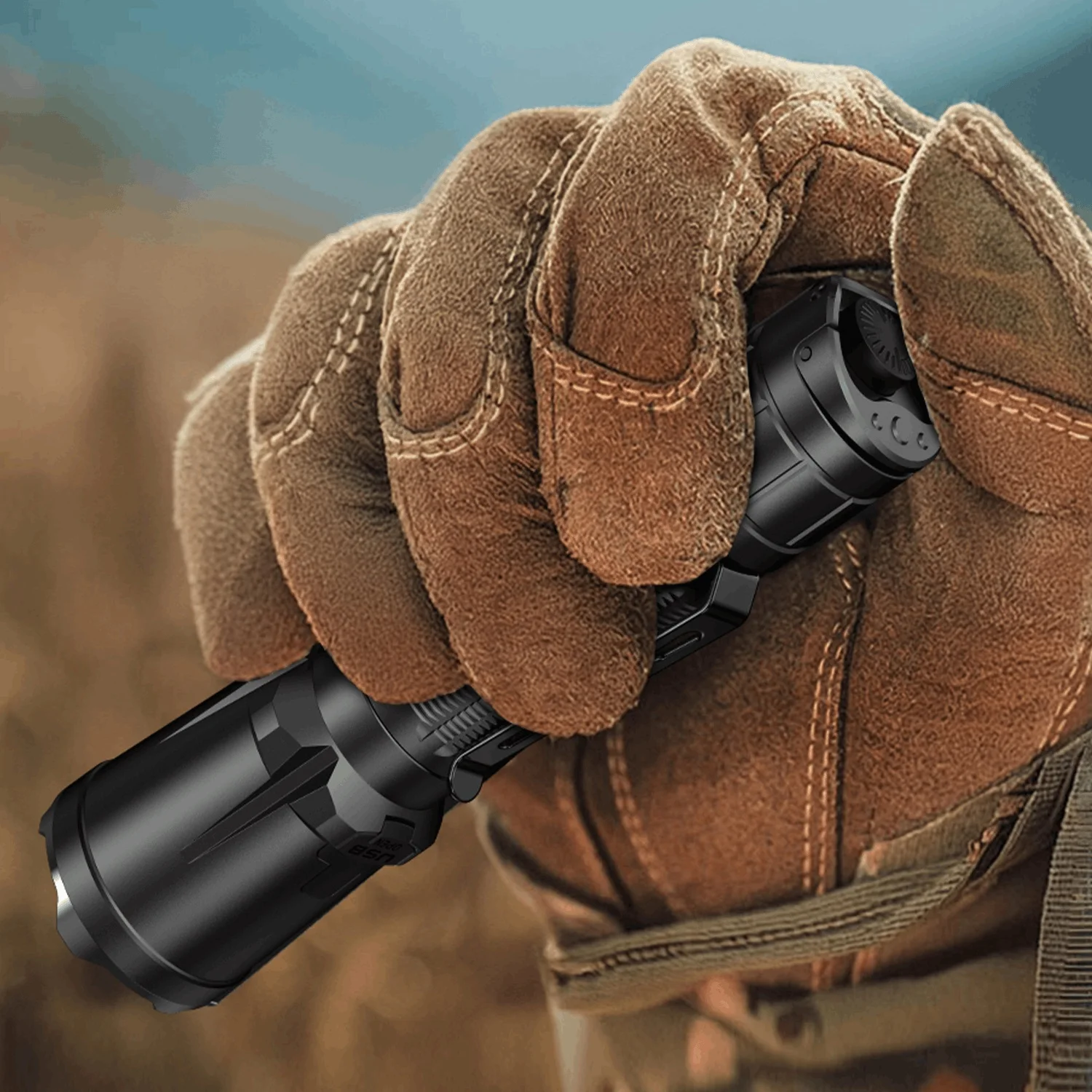 Tactical Waterproof Flashlight with 3300LM for Camping