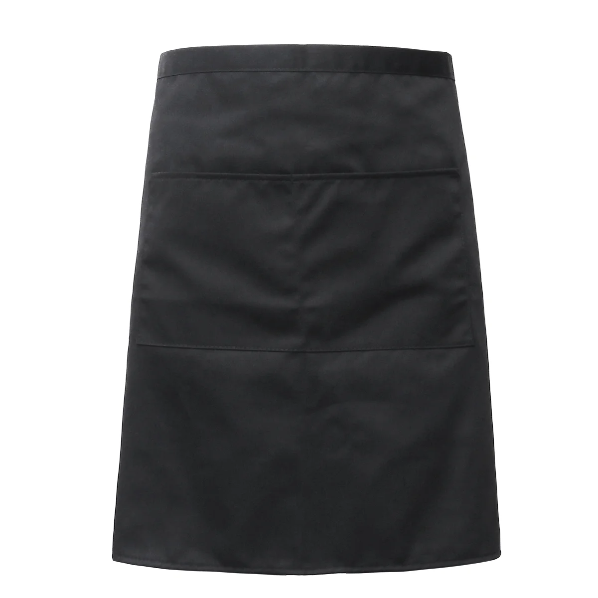 

Unisex Apron Kitchen with Pocket Dreses Short Pockets Adult Bibs Waist Clothing