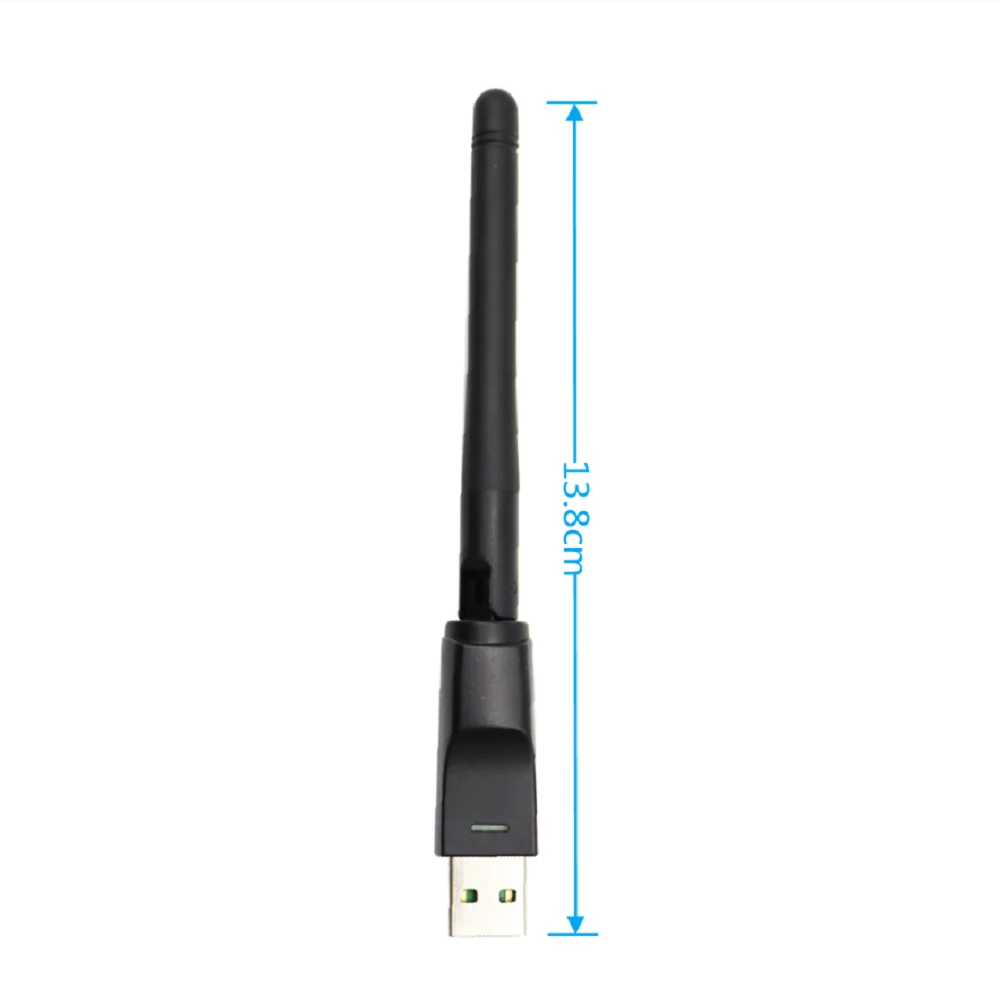 노트북 PC 용 안테나 칩셋 Ralink MTK 7601이 포함 된 2.4GHz USB 2.0 어댑터 150Mbps WiFi 무선 네트워크 카드 도매