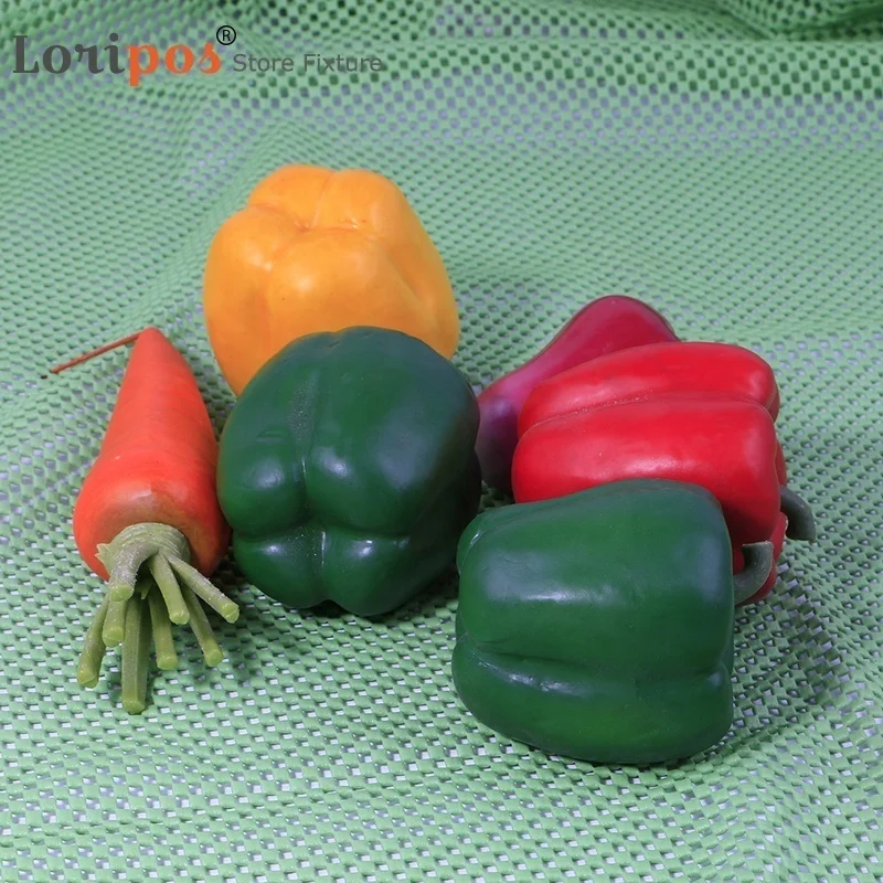 1.6 Width Environmental protection PVC Supermarket garden stuff shelf accessory fruit and vegetable Anti-crimp non-slip nets mat