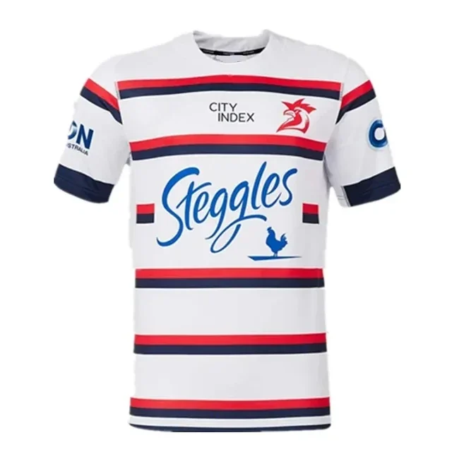 thumbnail image 1 of Polo de entrenamiento de rugby Sydney Roosters 2024, pantalones cortos, talla para hombre: S-5XL (nombre y número impresos), 1 of 5