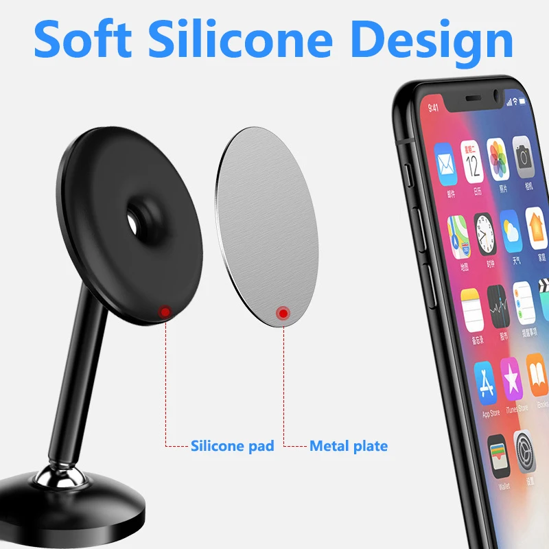 Universelle magnetische Auto-Handyhalterung für iPhone 15 16 17 Pro Max, Armaturenbrett-Halterung aus Aluminiumlegierung, magnetische Auto-Handyhalterung, GPS-Halterung – Detail 6