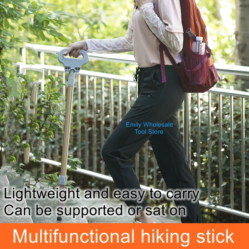 

Crutches for the elderly non-slip lightweight support cane stool for the elderly eight cane column staff hand crutch