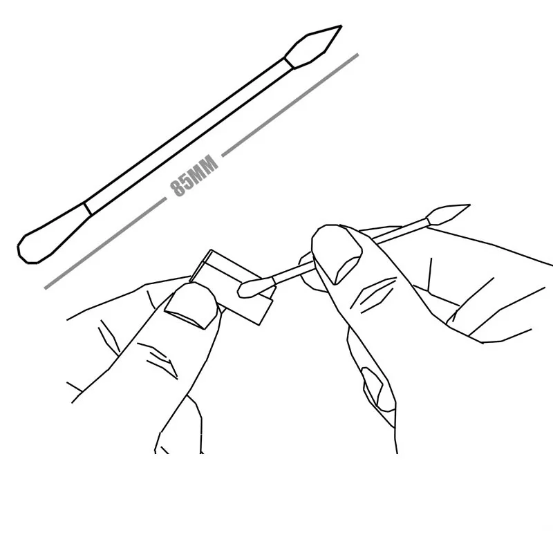 Cotton Swab Cleaning Tool MS-077 Model Double End Cotton Swab Model Penetration Line Cleaning Gundam Hobbies DIY