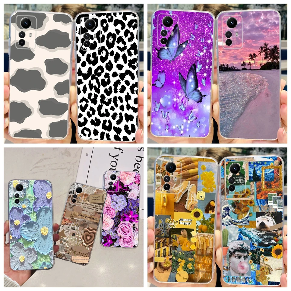 for Funda Xiaomi Redmi Note 12 4G Case Soft Silicone Marble Back Cover  Phone Cases for Redmi Note 12 4G Case Note12 4G Coque - AliExpress