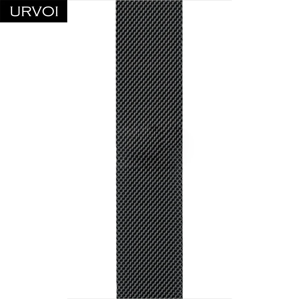URVOI Premium Stainless Steel Mesh Strap - Silver