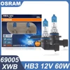 OSRAM original XWHITE BLUE 69005 HB3 12V 60W P20d car halogen headlight 4000K +30% brightness warm white xenon headlight 1