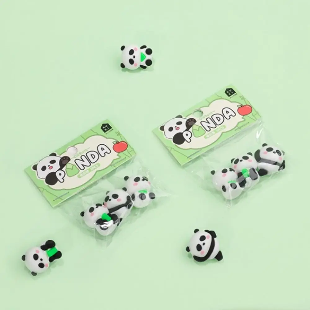 Cheese Bear Panda Fast Food 3D Shape Eraser High Elasticity Dustless Sharing Packing Mini Eraser Traceless Pencil Wiping
