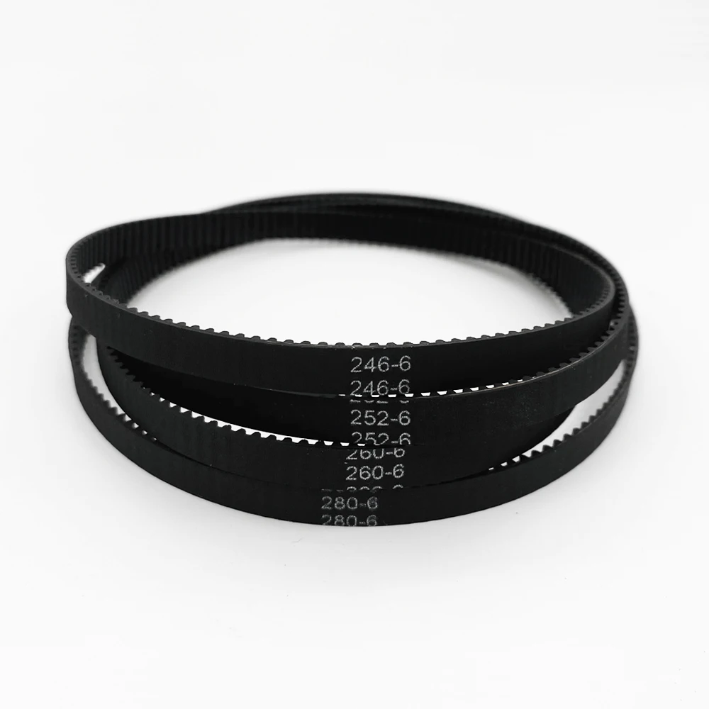 Rubber Timing Belt 2GT Closed-loop Synchronous Bandwidth 6mm Perimeter 198-300mm Are Suitable For 3D Printers