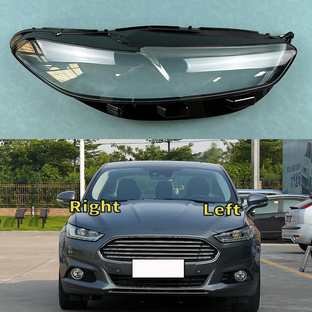 

For Ford Mondeo 2013-2016 Front Headlamp Lamp Cover Headlight Shell Transparent Lens Replace The Original Lampshade Plexiglass